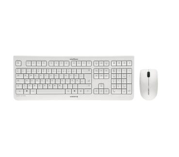 CHERRY DW 3000 Tastatur Maus Set RF Wireless QWERTZ Deutsch Grau
